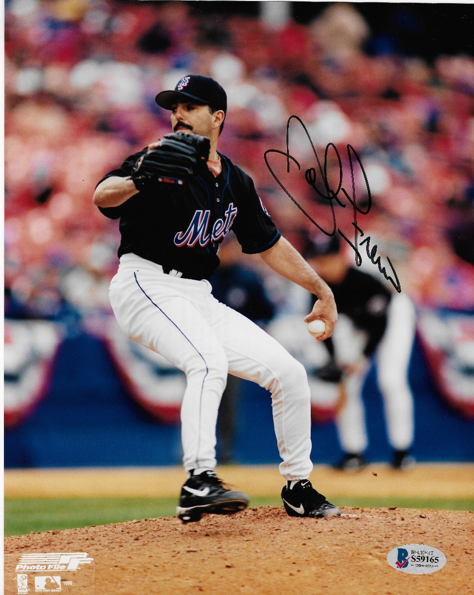 John Franco Autographed New York Mets 8x10 Photo Beckett Authenticated #1-Powers Sports Memorabilia