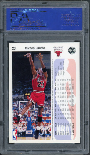 Michael Jordan 1992 Upper Deck Basketball Card #23 Graded PSA 8-Powers Sports Memorabilia
