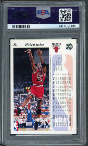 Michael Jordan 1992 Upper Deck Basketball Card #23 Graded PSA 9 MINT-Powers Sports Memorabilia