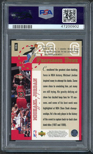 Michael Jordan 1995 Upper Deck Collectors Choice Basketball Card #195 Graded PSA 9 MINT-Powers Sports Memorabilia