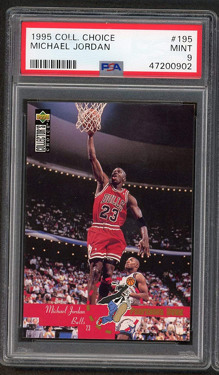 Michael Jordan 1995 Upper Deck Collectors Choice Basketball Card #195 Graded PSA 9 MINT-Powers Sports Memorabilia