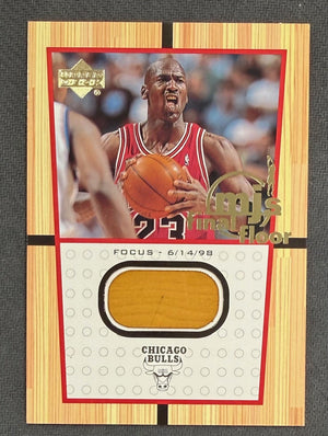 Michael Jordan 2000 Upper Deck Century Legends MJs Final Floor Jumbos Game Used Basketball Card #FF2-Powers Sports Memorabilia