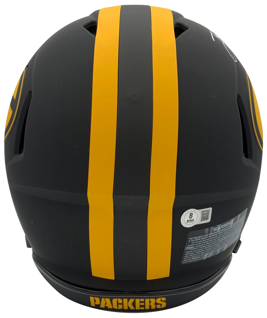 Jordan Love Autographed Green Bay Packers Signed Eclipse Full Size Authentic Football Helmet Beckett COA-Powers Sports Memorabilia