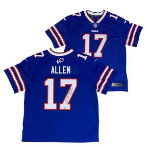 Josh Allen Autographed Buffalo Bills Signed Nike Limited Blue Football Jersey Beckett Authentication Services COA-Powers Sports Memorabilia