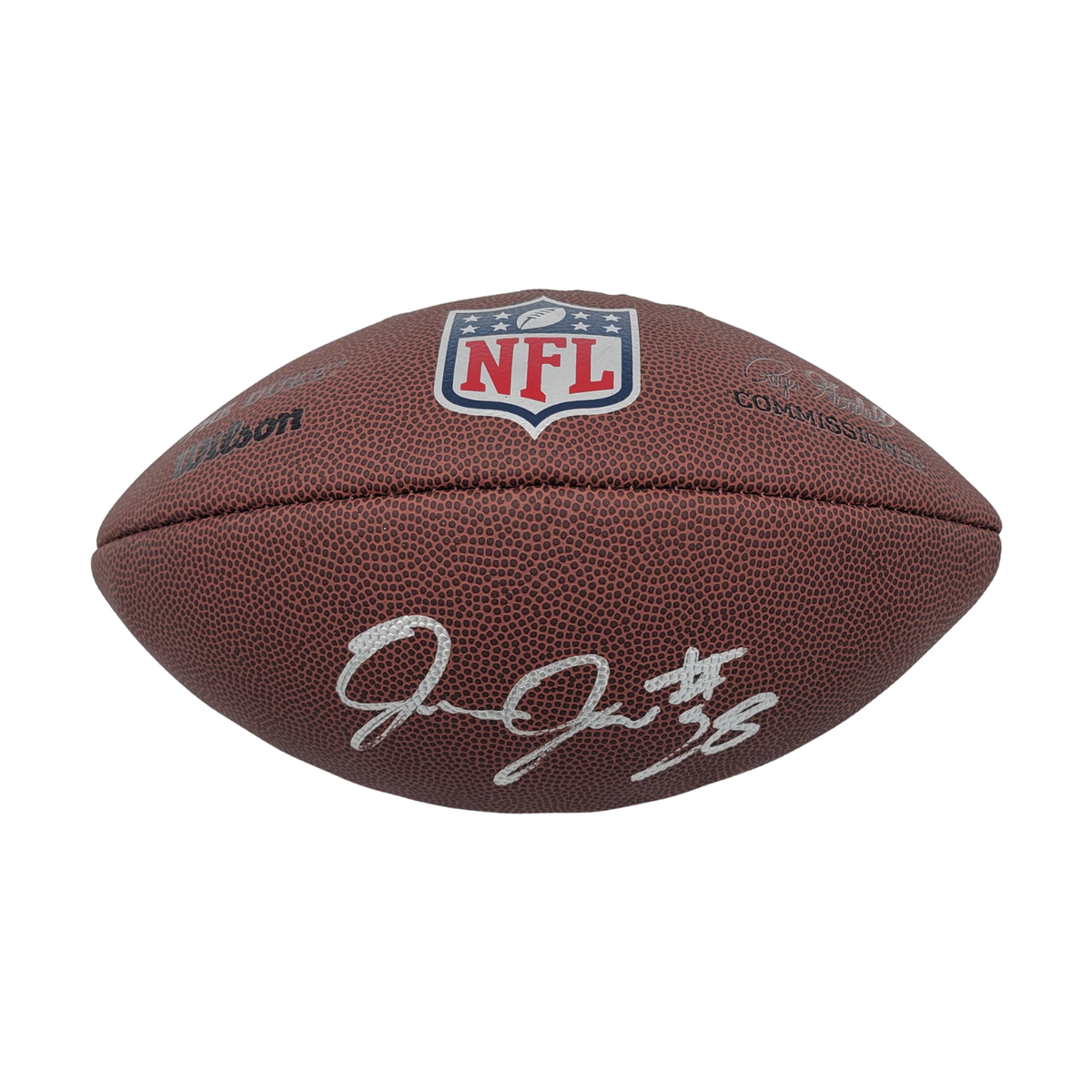 Josh Jacobs Signed Green Bay Packers Duke Replica Football | - Beckett-Powers Sports Memorabilia
