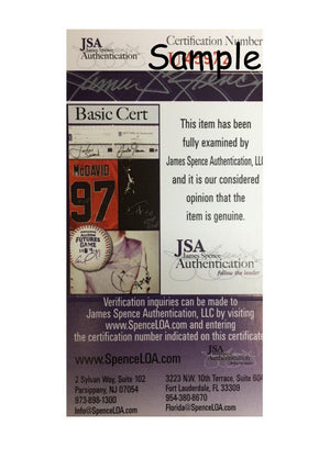 Curt Schilling Autographed 2004 World Series Signed Baseball Card JSA COA-Powers Sports Memorabilia