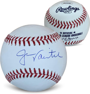 Jason Varitek Boston Red Sox Autographed MLB Signed Baseball JSA COA With UV Display Case-Powers Sports Memorabilia