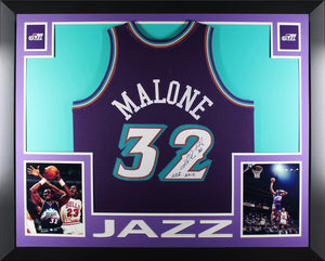Karl Malone Autograph Signing-Powers Sports Memorabilia