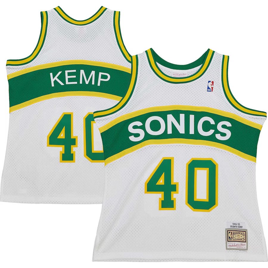 NBA Slam Dunk Contest Shawn Kemp Seattle SuperSonics Color 8 X 10 Photo  Picture