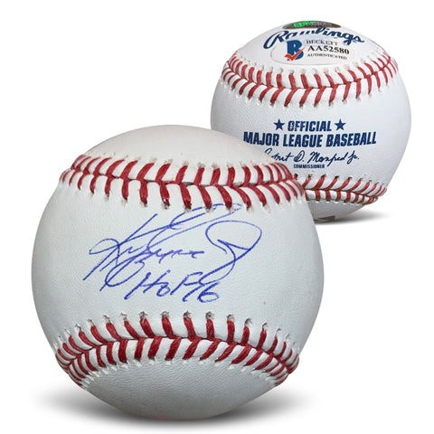 KEN GRIFFEY JR, SIGNED BASEBALL