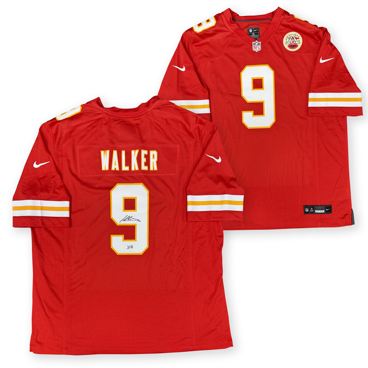 Kenneth Walker III Autographed Chiefs Nike Jersey Beckett
