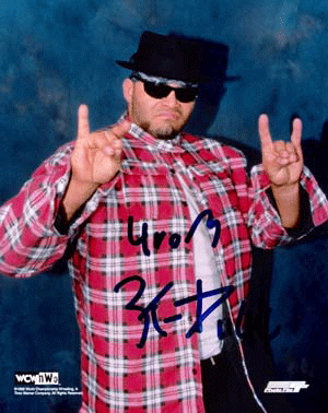 Konnan Autographed 8x10 Photo Wrestling WCW NWO WWE-Powers Sports Memorabilia