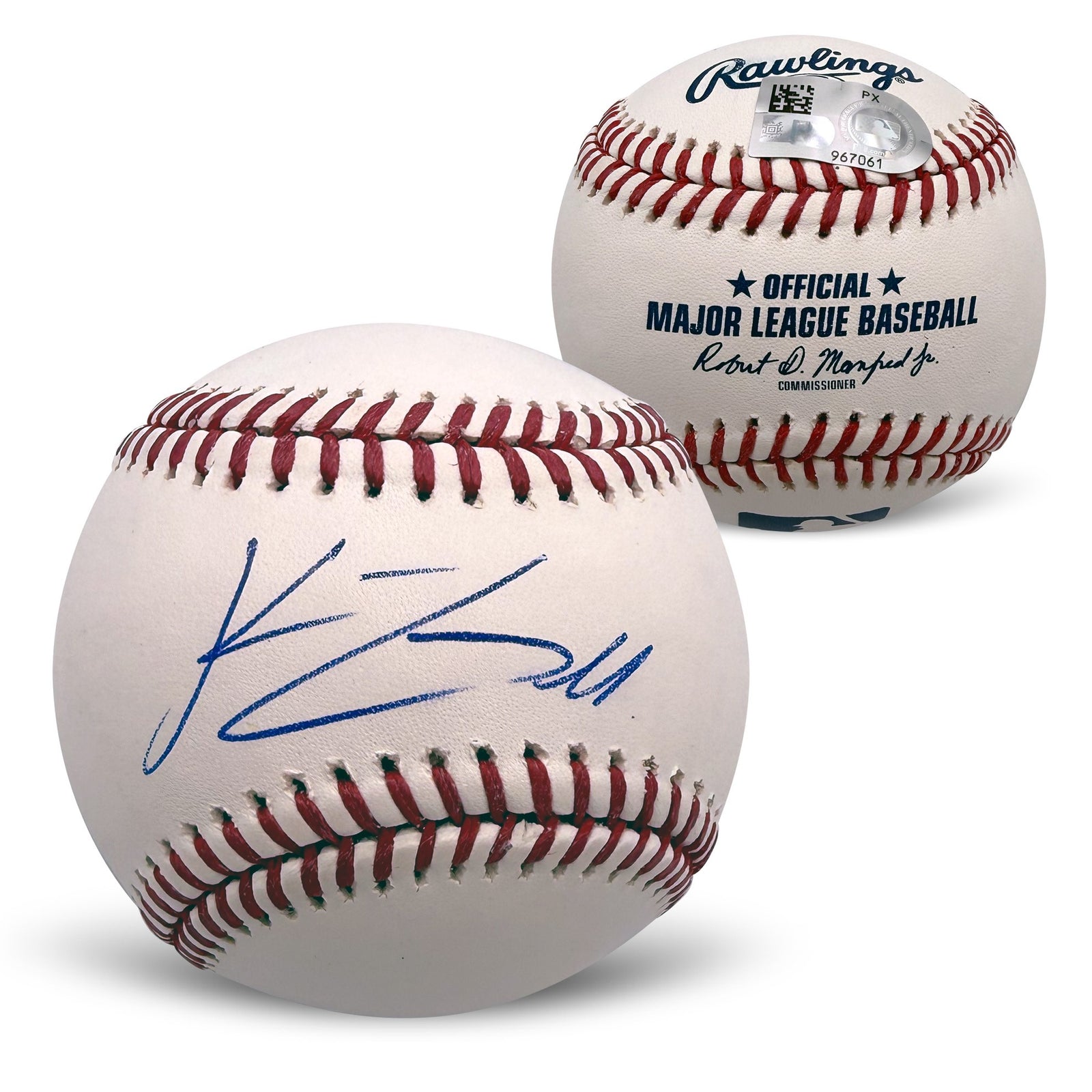 Konnor Griffin Autographed Pittsburgh Pirates Signed Baseball MLB Authentication Witness Hologram With UV Display Case-Powers Sports Memorabilia