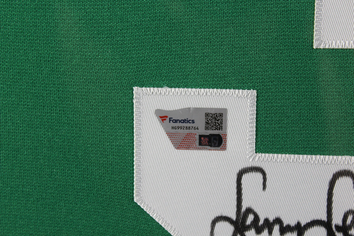 Larry Bird Autographed Boston Celtics Signed Mitchell &amp; Ness Authentic Framed Jersey LARRY LEGEND Fanatics COA LE of 133-Powers Sports Memorabilia