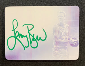 Larry Bird 2019 Panini Eminence Signed Printing Plate Card #11 Auto JSA 1/1-Powers Sports Memorabilia