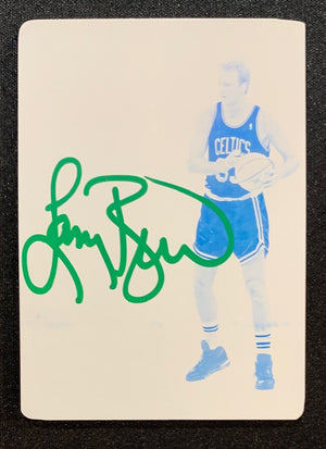Larry Bird 2018 Panini Flawless Signed Printing Plate Card #DP-LBD Auto JSA 1/1-Powers Sports Memorabilia
