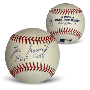 Lee Smith Autographed MLB Signed Baseball Hall of Fame HOF 19 JSA COA With UV Display Case-Powers Sports Memorabilia