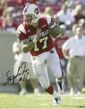 Stefan Lefors Autographed Louisville Cardinals 8x10 Photo-Powers Sports Memorabilia