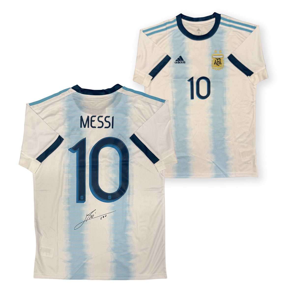 Lionel Messi Autographed Argentina Signed Soccer Adidas World Cup Jersey Icons Witness Authenticated-Powers Sports Memorabilia
