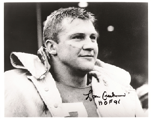 Lou Creekmur Autographed Detroit Lions 8x10 Photo HOF96-Powers Sports Memorabilia