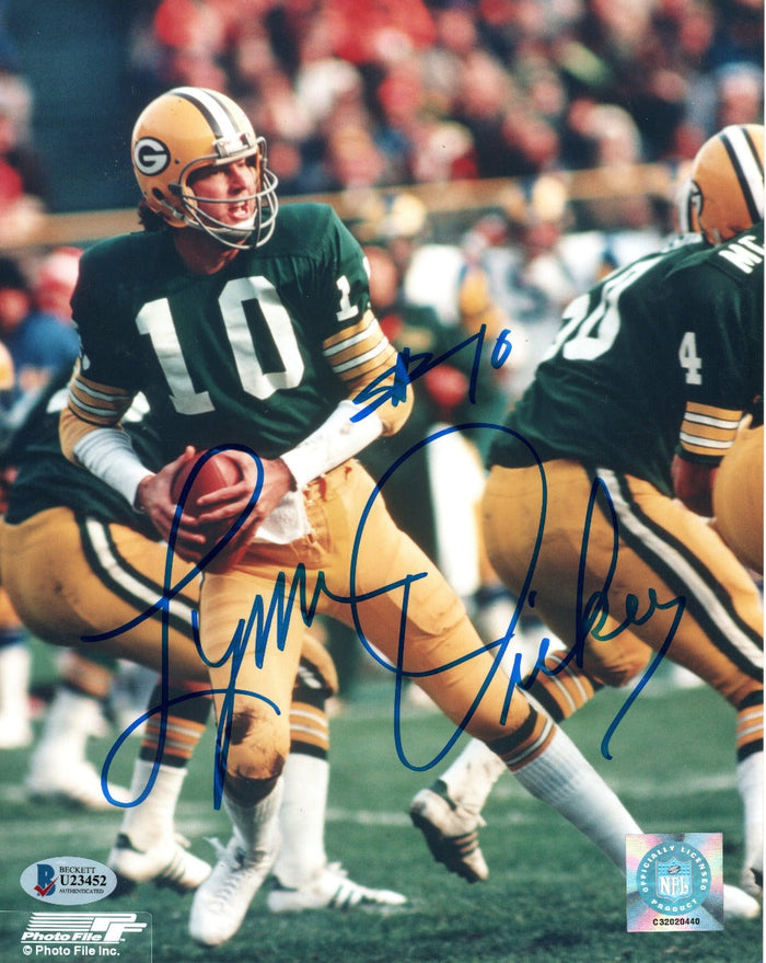 Lynn Dickey Autographed Green Bay Packers 8x10 Photo Beckett Authenticated-Powers Sports Memorabilia
