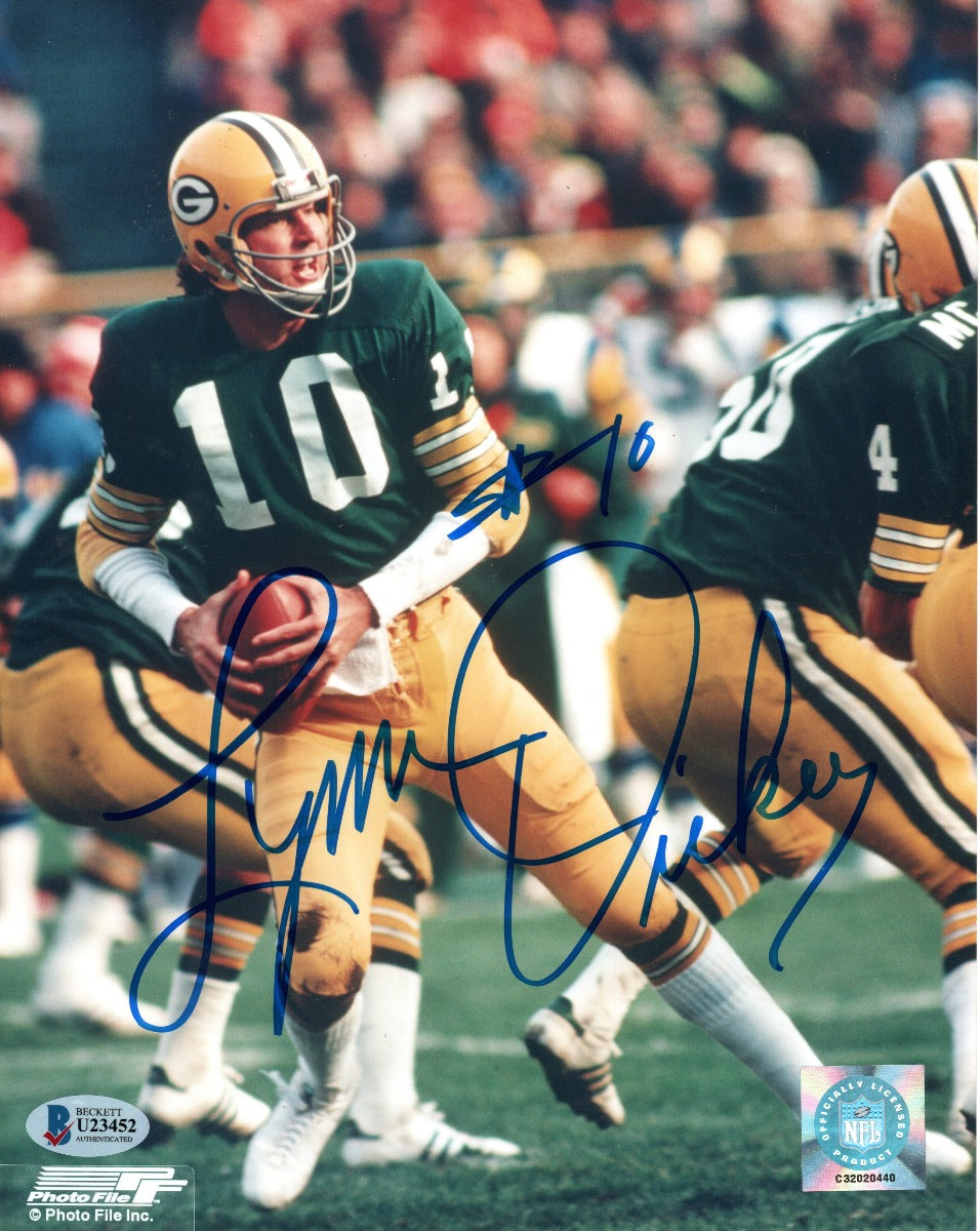 Lynn Dickey Autographed Green Bay Packers 8x10 Photo Beckett Authenticated-Powers Sports Memorabilia
