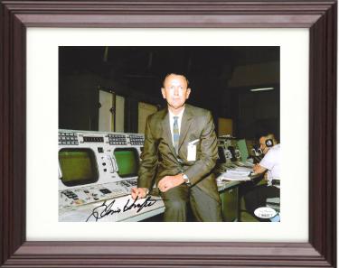 Chris/Christopher Kraft Autographed 1st NASA Flight Director 8 x 10 Photograph Custotm Framing- JSA (Apollo 13/Gemini/Mercury)-Powers Sports Memorabilia