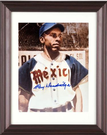 Ray Dandridge Autographed Mexico City Reds Negro League 8 x 10 Photograph minor dings Custom Framing- COA (HOF)-Powers Sports Memorabilia