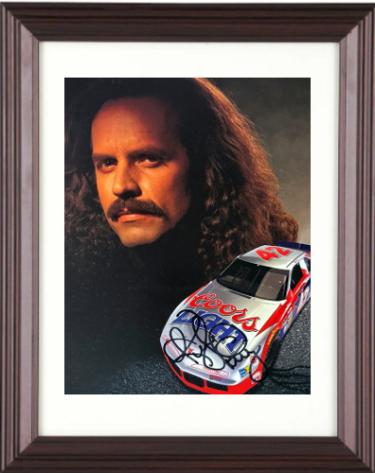 Kyle Petty Autographed NASCAR Racing Coors Light 8 x 10 Photograph Custom Framing- COA - CTBL_m45248-Powers Sports Memorabilia