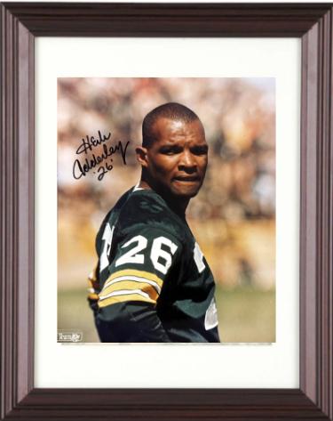 Herb Adderley Autographed Green Bay Packers NFL Licensed 8 x 10 Photograph #26 Custom Framing- COA (HOF)-Powers Sports Memorabilia
