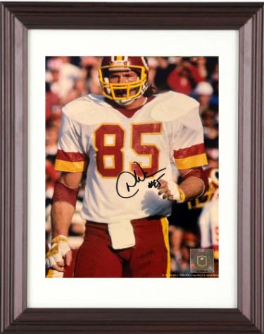 Don Warren Autographed Washington NFL Licensed 8 x 10 Photograph #85 Custom Framing- COA -3X SB Champ/HOGS-Powers Sports Memorabilia