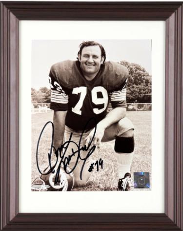 Ron McDole Autographed Washington Redskins NFL Licensed 8 x 10 Photograph Custom Framing- COA/Show Ticket-Powers Sports Memorabilia