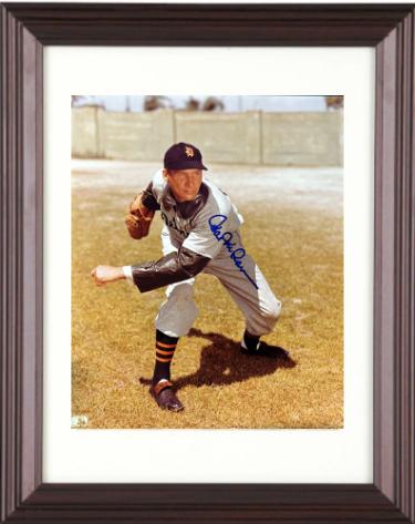Hal Newhouser Autographed Detroit Tigers MLB Licensed 8 x 10 Photograph Custom Framing imperfect- COA (HOF) - CTBL_m46198-Powers Sports Memorabilia