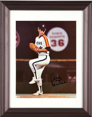 Don Sutton Autographed Houston Astros MLB Licensed 8 x 10 Photograph Custom Framing minor dings- COA (HOF)-Powers Sports Memorabilia