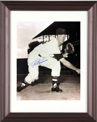 Russ Kemmerer Autographed Washington Senators MLB Licensed 8 x 10 Photograph Custom Framing imperfect- COA-Powers Sports Memorabilia