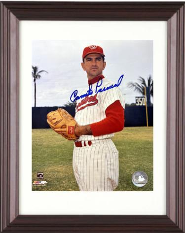 Camilo Pascual Autographed Washington Senators MLB Licensed 8 x 10 Photograph Custom Framing imperfect- COA-Powers Sports Memorabilia