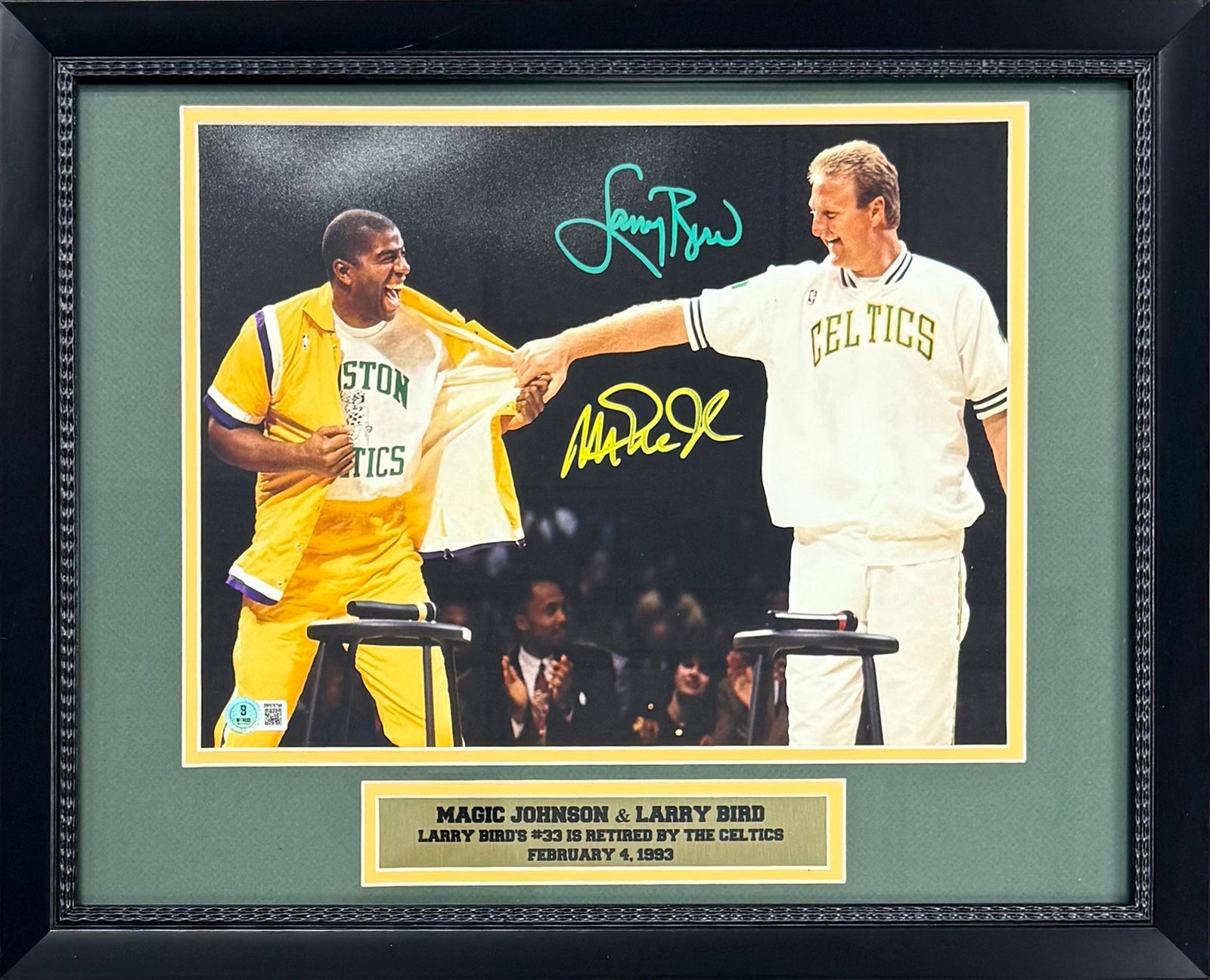 Signed Basketball Photos Framed 