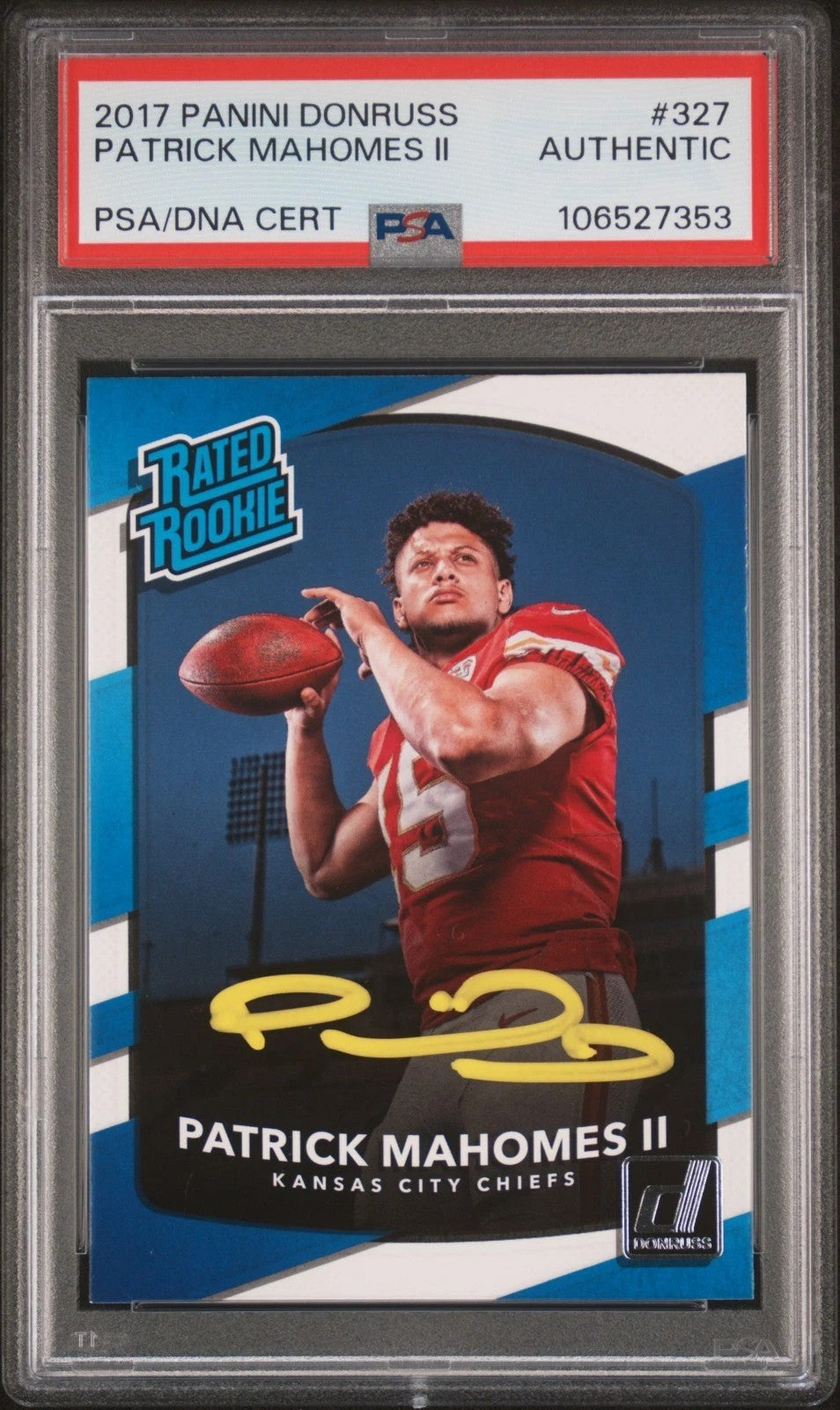Patrick Mahomes Autographed Rookie Card Chase Break – $499 Per Spot-Powers Sports Memorabilia