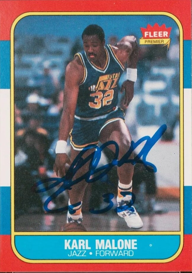 Karl Malone Autograph Signing-Powers Sports Memorabilia
