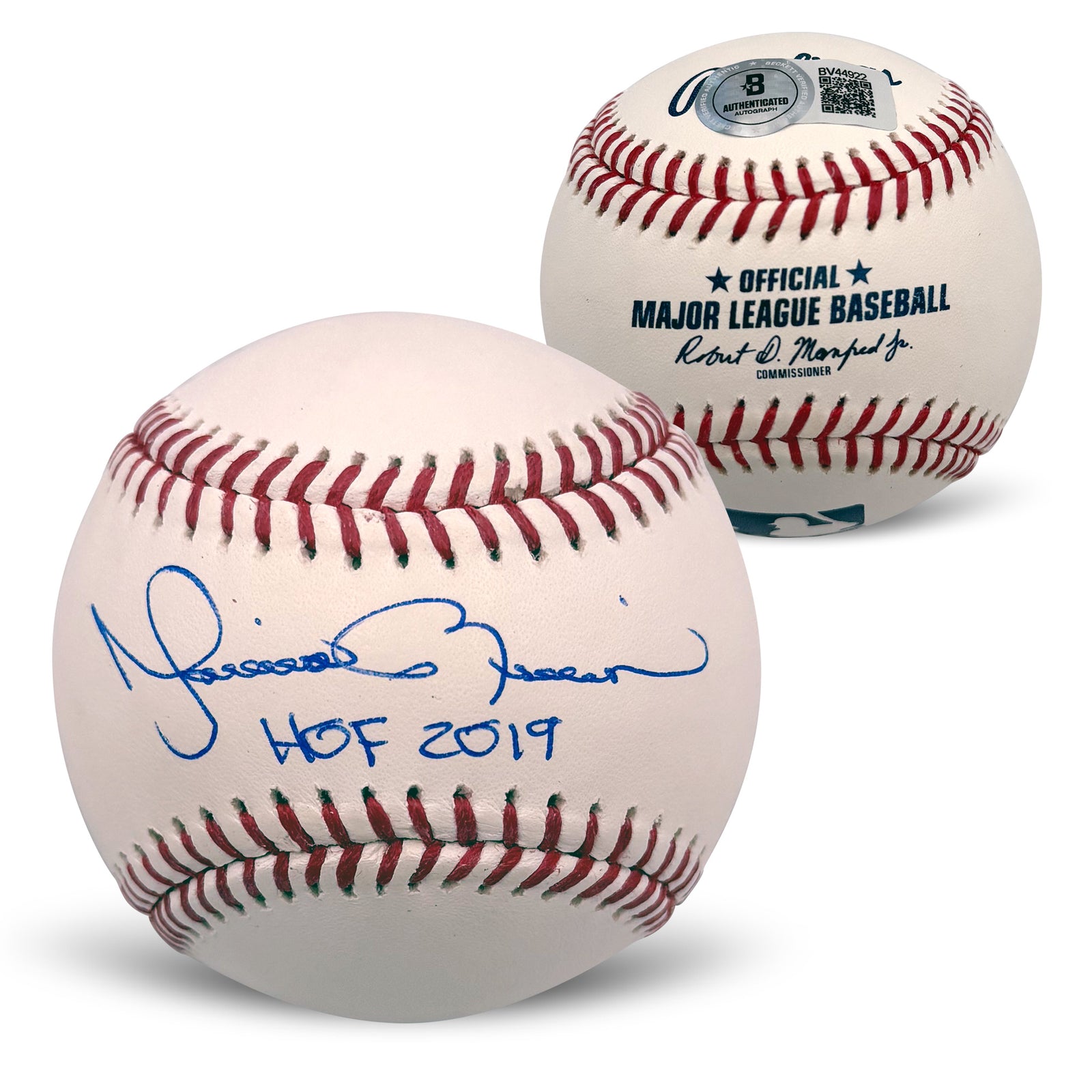 Mariano Rivera Autographed Baseball HOF 2019 Beckett