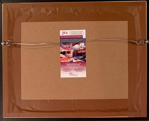 Mario Chalmers Autographed Kansas Jayhawks THE SHOT 2008 National Champions Signed Framed 8x10 Basketball Photo JSA COA-Powers Sports Memorabilia