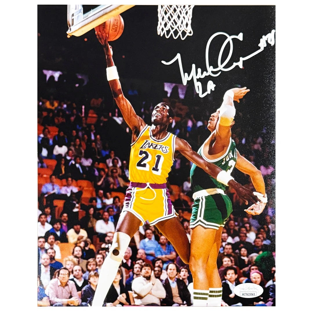 Michael Cooper Autograph Signing-Powers Sports Memorabilia