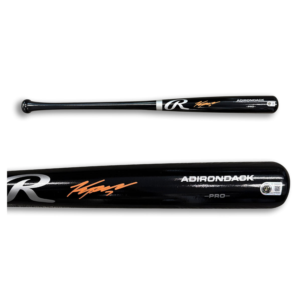 Kevin McGonigle Autographed Detroit Tigers Signed Black Baseball Bat Beckett Witness Authenticated