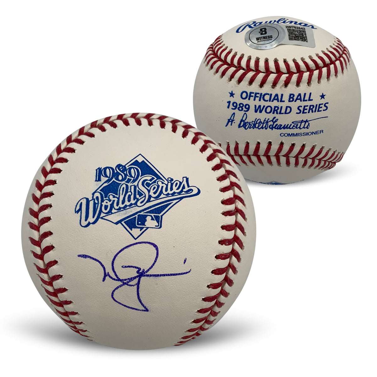 Mark McGwire Autographed 1989 World Series Signed Baseball Beckett COA With UV Display Case-Powers Sports Memorabilia