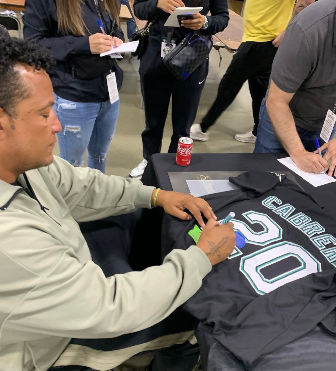 Miguel Cabrera Autograph Signing-Powers Sports Memorabilia