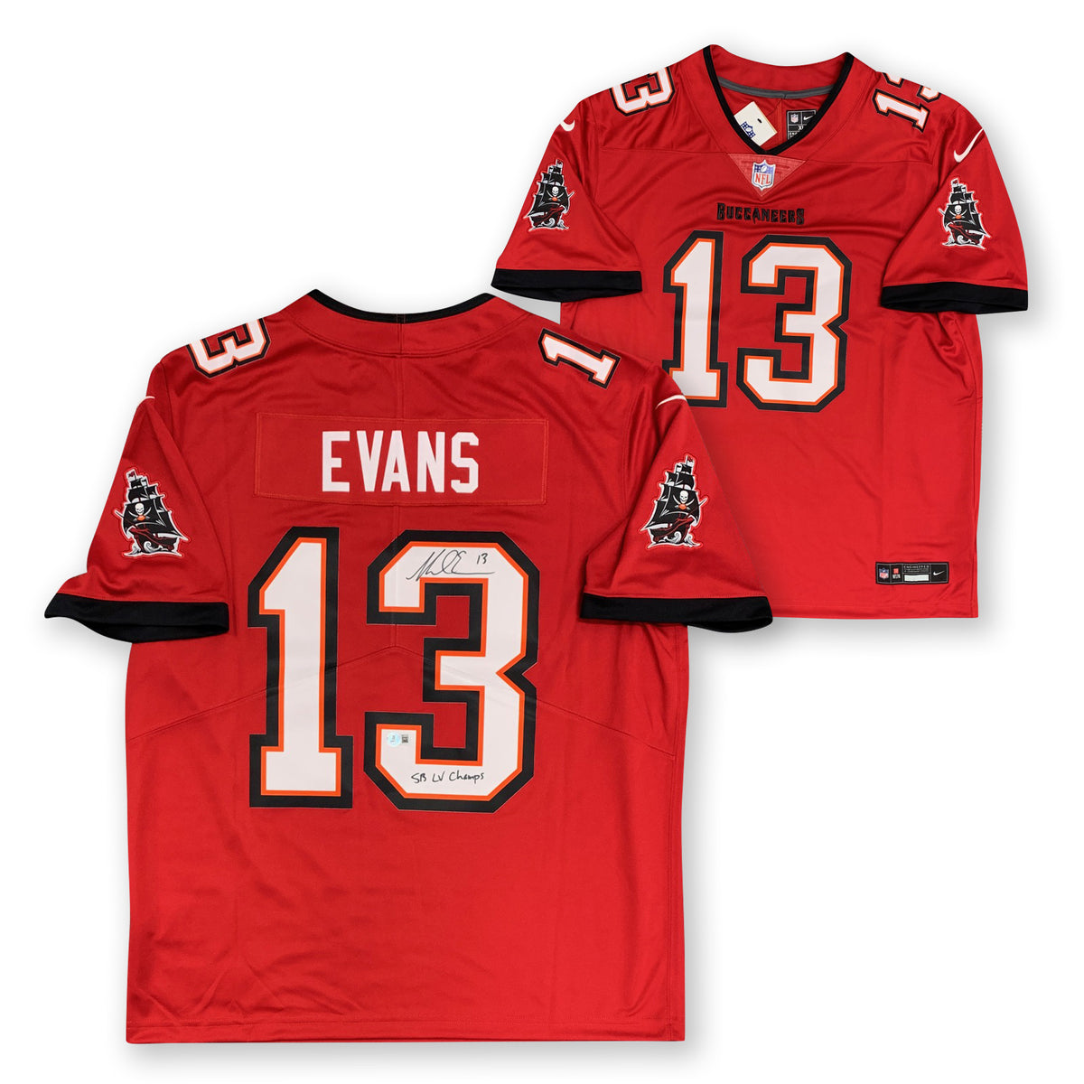 Mike Evans Autographed Tampa Bay Buccaneers Signed Nike Limited Super Bowl LV Champs Football Jersey Beckett COA