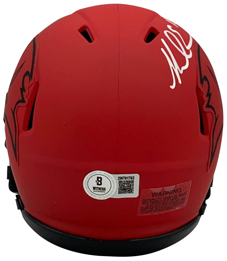 Mike Evans Autographed Tampa Bay Buccaneers Signed Football Rave Mini Helmet Beckett COA-Powers Sports Memorabilia