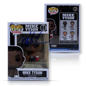 Mike Tyson Autographed Boxing Signed Funko Pop 01 JSA COA-Powers Sports Memorabilia