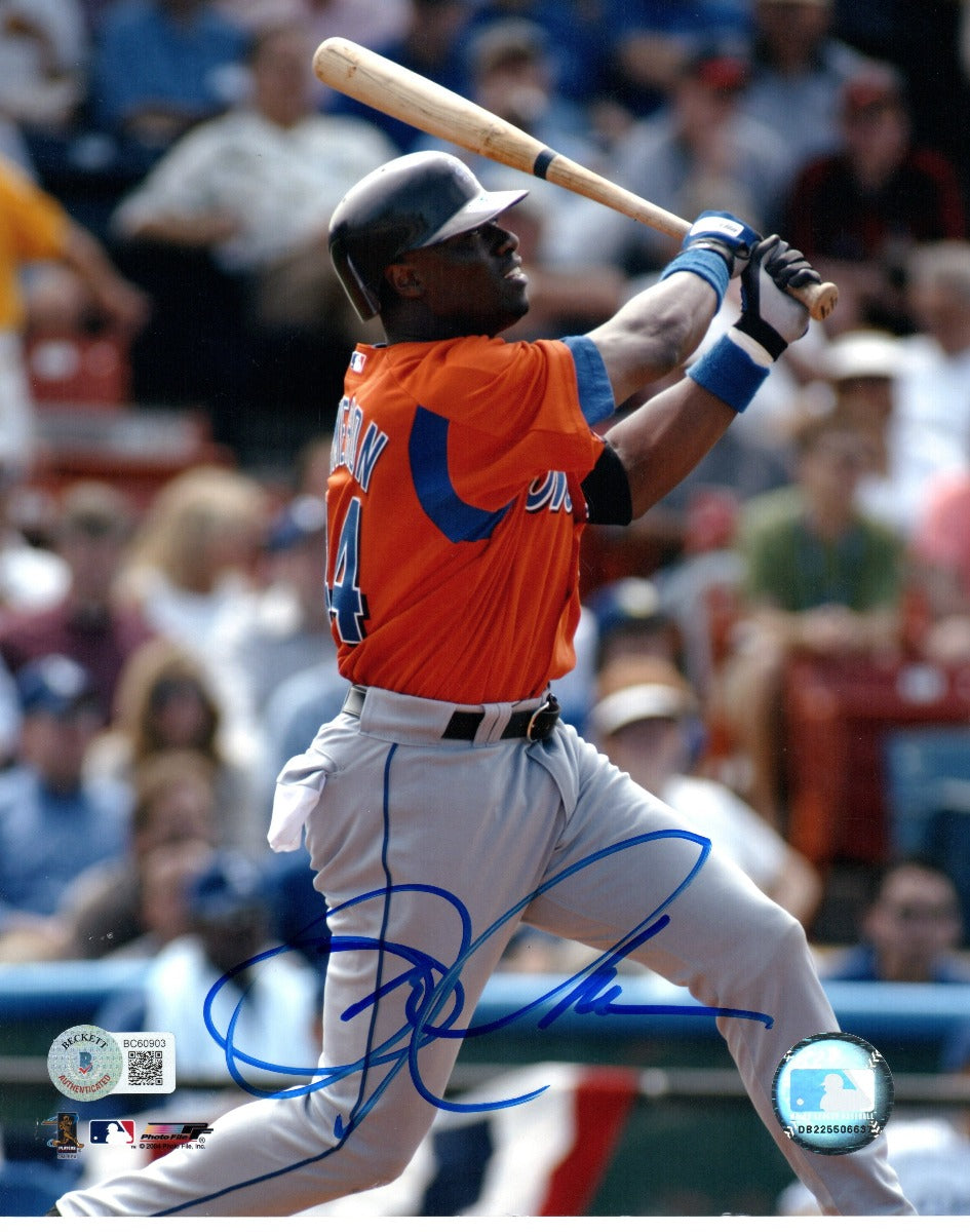 Mike Cameron Autographed New York Mets 8x10 Photo Beckett Authenticated-Powers Sports Memorabilia