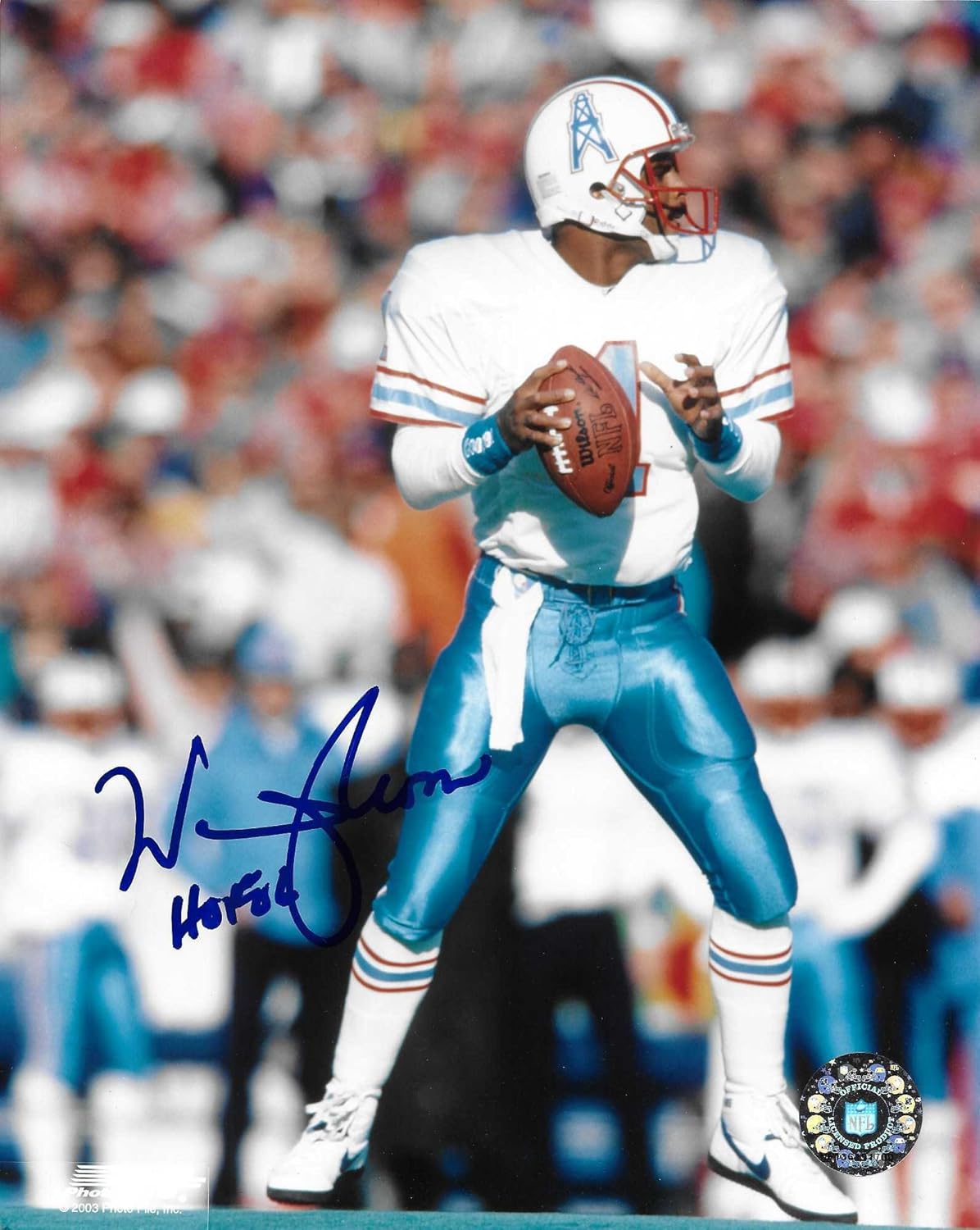 Warren Moon Autograph Signing-Powers Sports Memorabilia